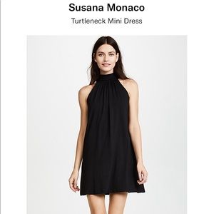Susana Monaco turtleneck dress (MAROON color)